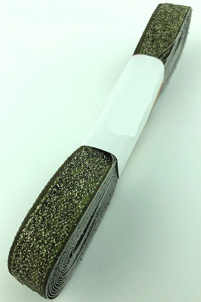 Hobigram Ancient Green Velvet Glitter Κορδέλα 1,5 cm – Κορδέλα, Κομψό Σχέδιο, Γυναικείο Αξεσουάρ – Κορδέλα