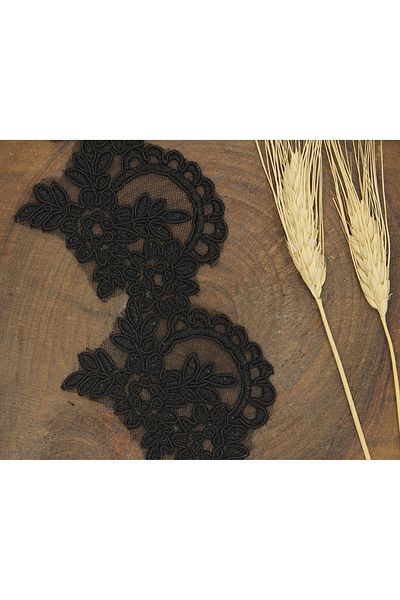 Hobigram Guepura franceză neagră 995 – Design special, Accesoriu, Producție de calitate, Stil atrăgător – Bandă decorativă