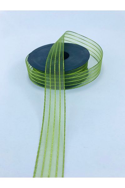 Hobigram Panglică din șifon verde măsline – Design special, accesoriu, producție de calitate, stil atrăgător