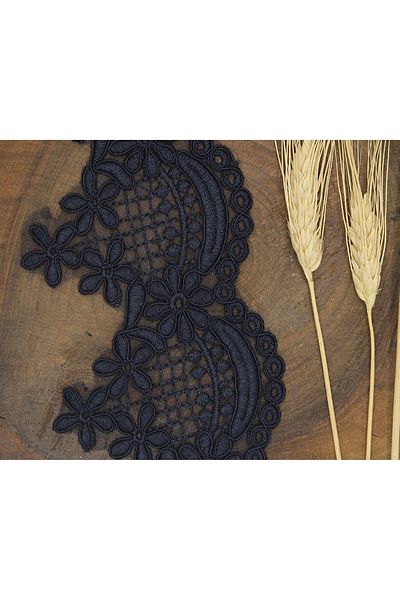 Hobigram Navy Blue French Guipure 970 – Ειδικό σχέδιο, Αξεσουάρ, Ποιοτική Παραγωγή, Εντυπωσιακό Στιλ – Διακοσμητικό Σ