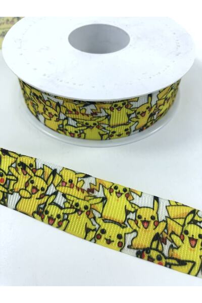Hobigram Κορδέλα Grosgrain με σχέδιο Pikachu – Προσαρμοσμένο σχέδιο, Αξεσουάρ, Ποιοτική Παραγωγή, Εντυπωσιακό Στυλ – Κορδέλα