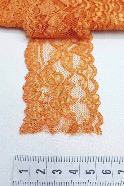 Hobigram Πορτοκαλί Lycra Stretchy Lace Ribbon – Ειδικό Σχέδιο, Αξεσουάρ, Ποιοτική Παραγωγή, Εντυπωσιακό Στυλ – Deko