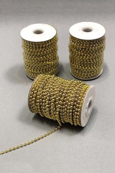 Hobigram Χάντρες Ποικιλία Χρυσή σειρά Cut Pearl 4 mm – Χάντρες, Κομψό Σχέδιο, Γυναικείο Αξεσουάρ – Χάντρες – Μπονκ