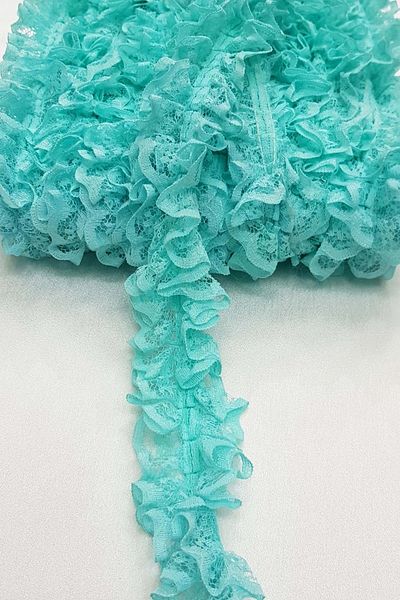 Hobigram Water Green Δαντελένιο βολάν διπλής όψης – Προσαρμοσμένο σχέδιο, αξεσουάρ, ποιοτική παραγωγή, εντυπωσιακό στυλ – De