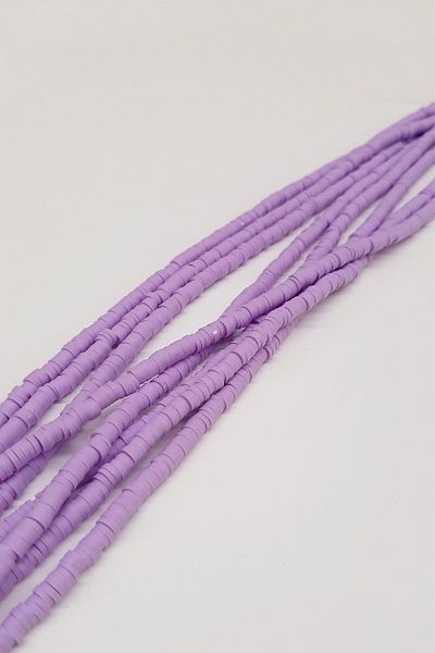Hobigram Lila Fimo Dough Beads Fhb-1007 – خرز، تصميم أنيق، إكسسوار نسائي – خرز – خرز