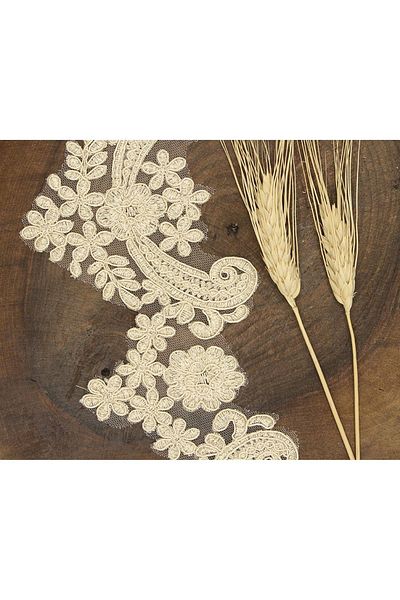 Hobigram Kappicino French Guipure 2422 – Διακοσμητική κορδέλα, κομψό σχέδιο, γυναικείο αξεσουάρ