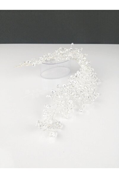 Hobigram Transparent Crystal Hair and Turban Accessory – Special Design, Accessory, Quality Production, Eye-Catching Style