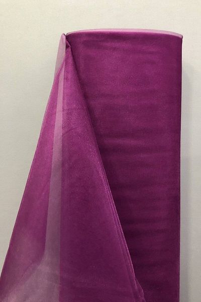 Hobigram Plum Crystal Tulle (En 3 Mt Boy 1 Mt) – Special Design, Accessory, Quality Production, Eye-Catching Style