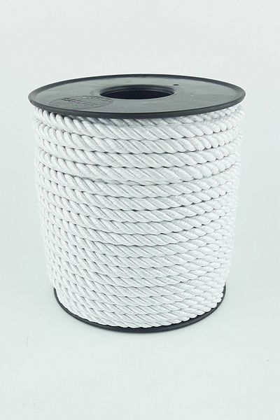 Hobigram Snur alb 3 mm – Design special, Accesoriu, Producție de calitate, Stil atrăgător – Snur de împletitură – Snur de împletitură