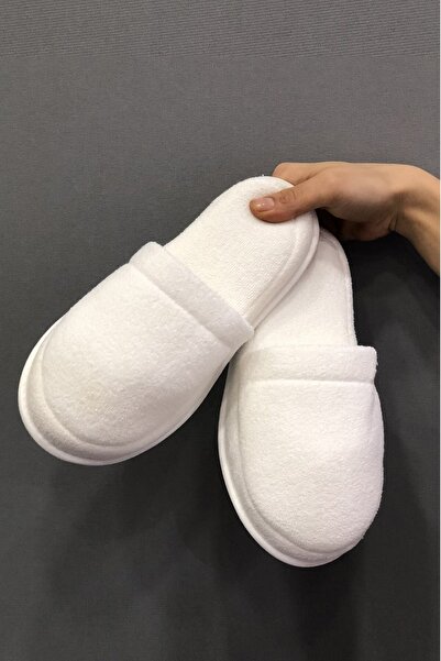 Hobigram White Towel Maternity Slippers – Special Design, Accessory, Quality Production, Eye-Catching Style
