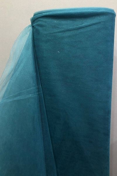 Hobigram Petrol Blue Crystal Tulle 5 Meters - Special Design, Accessory, Quality Production, Eye-Catching Style