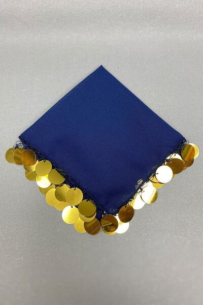 Hobigram Lacivert Pullu Lüx Halay Mendili – Özel Tasarım, Aksesuar, Kaliteli ...