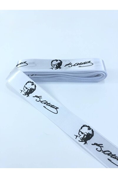 Hobigram Σατέν κορδέλα με υπογραφή Atatürk – Ειδικό σχέδιο, Αξεσουάρ, Ποιοτική Παραγωγή, Εντυπωσιακό Στυλ – Κορδέλα