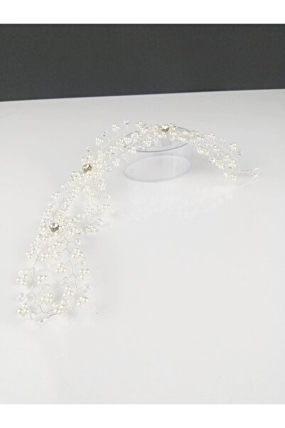 Hobigram White Crystal Hair and Turban Accessory – Special Design, Accessory, Quality Production, Eye-Catching Style –