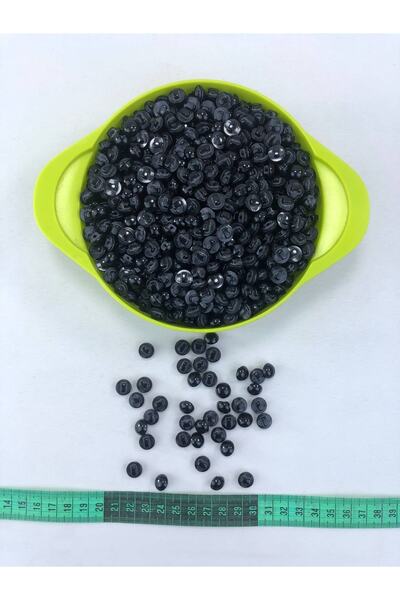 Hobigram Siyah Plastik Inci Düğme