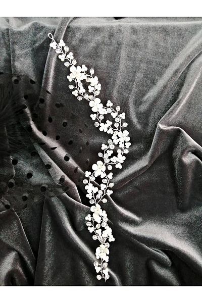Hobigram إكسسوارات شعر وعقال نسائية من الأسلاك الفضية - إكسسوارات شعر أخرى، تصميم أنيق - إكسسوارات شعر أخرى