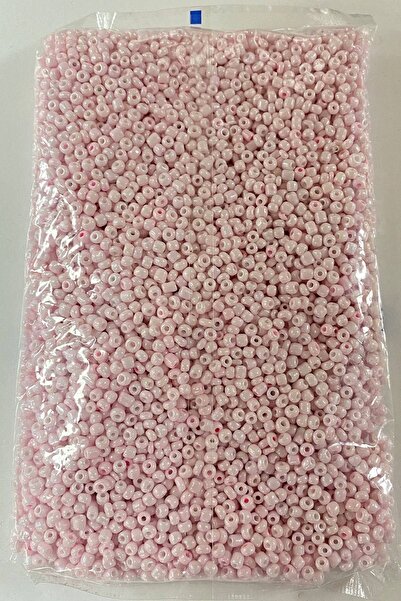 Hobigram Vrste perli Svijetlo roze peščane perle 4 mm 500 gr – Perle, stilski...