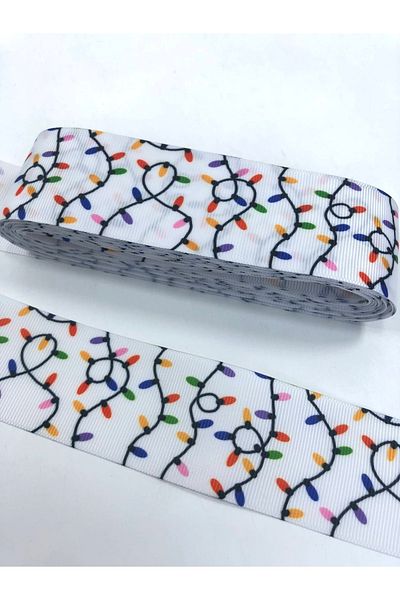 Hobigram Κορδέλα Grosgrain με μοτίβο λευκού φωτός – Προσαρμοσμένο σχέδιο, αξεσουάρ, ποιοτική παραγωγή, εντυπωσιακό στυλ – Kurd
