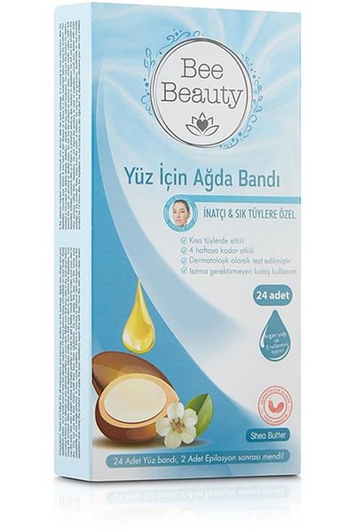 Bee Beauty Face Waxing Strip Stubborn 24 Pcs