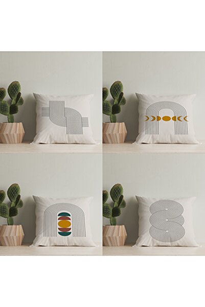 LadiesHome 4 bucăți de huse pentru perne digitale cu design special, cu două ...