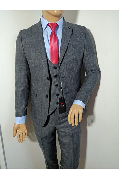 hami Slimfit Vest Suit