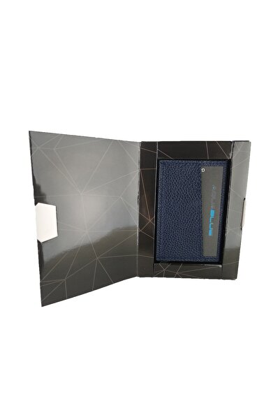 Aquablue Otomatik Mekanizmalı Alüminyum Kartlık Rfıd Korumalı Deri Kartlık Cüzdan