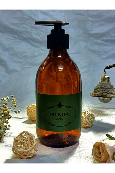 Saccura Decor Αξεσουάρ Μπάνιου Prada Personal Care Soap Dispenser Μπουκάλι λοσιόν σώματος σαμπουάν υγρού σαπουνιού