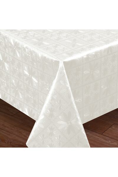 Fantastik Home Elyaf Astarlı Pvc Masa Örtüsü 140x140cm Silinebilir Sıvı Geçir...