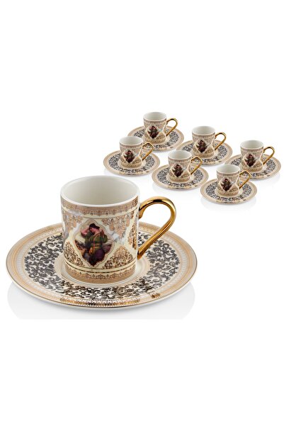 LAMEDORE Sultanı 6lı Kahve Fıncanı