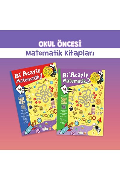 Mor Elma Yayıncılık Okul Öncesi Matematik Kitapları 2'li