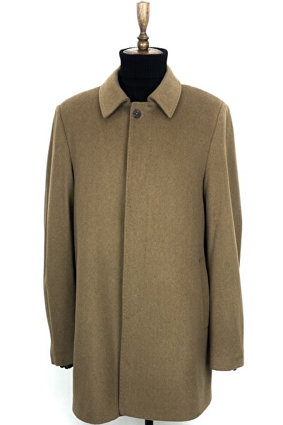 ŞAN GİYİM 617 Erkek Camel Bebe Yaka Battal Kaban