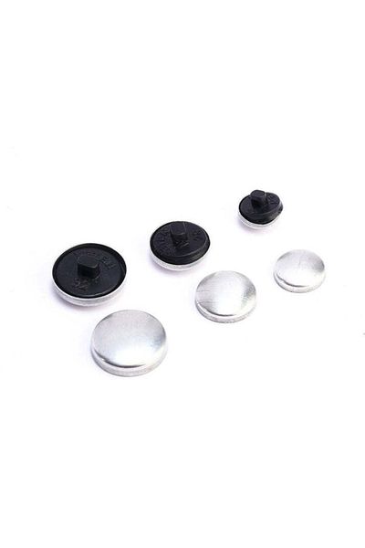 tuhafiyecimiz Button Capsule (100 Pieces) Size 22 Black Back