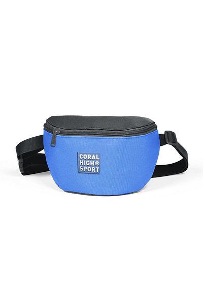 Coral High Sport Deep Blue Gray Waist Bag 22621