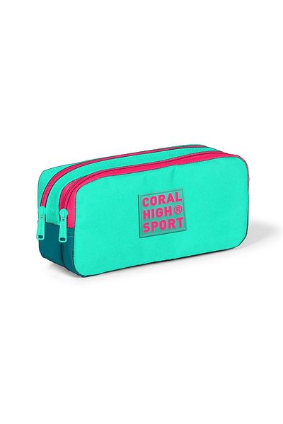 Coral High Sport Water Green Τσάντα στυλό δύο τμημάτων 22264