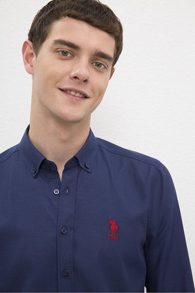 U.S. Polo Assn. Мъжка риза - тъмносиня