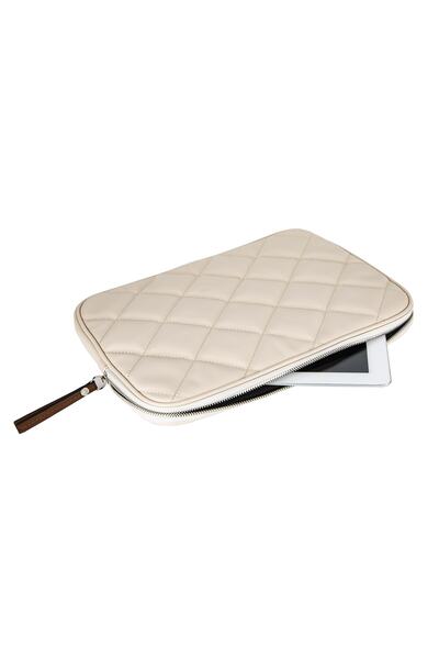 FCSTORE Beige 11'' Inch-14'' Inch-16''inch Macbook Air Pro Laptop Ipad Tablet Case and Briefcase (2 COMPARTMENTS)