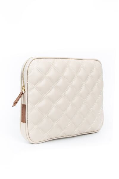 FCSTORE Beige 11'' Inch-14'' Inch-16''inch Macbook Air Pro Laptop Ipad Tablet Case and Briefcase (2 COMPARTMENTS)