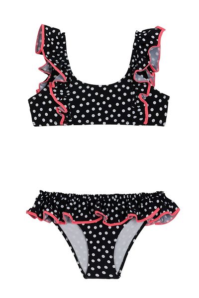 AQUELLA Kids Polka Dot Patterned Bikini Set