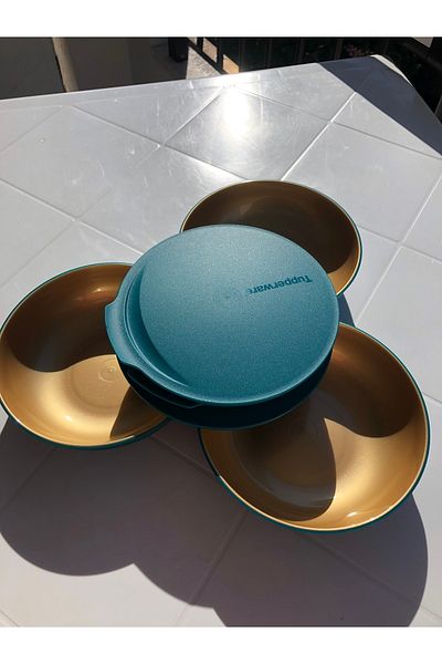 Tupperware Berrak 740 Ml 3-Piece Serving Set