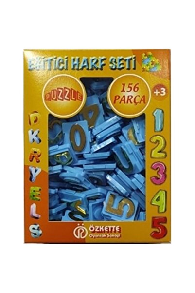 özkette Eğitici Harf Set, Puzzle Harf Seti, Eğitici Öğretici Setler, Alfabe Ö...