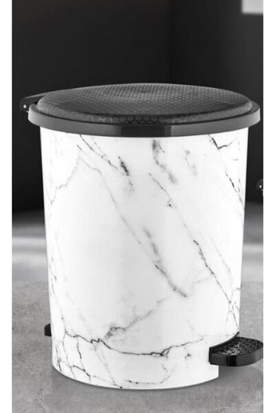 Merdem Bambus Desenli Çöp Kovası 12 Lt