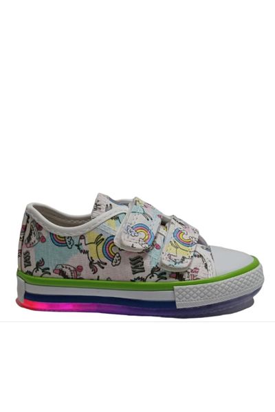 Alf Children's Orthopedic Lighted Linen Shoes