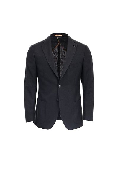 Giovane Gentile Designers Regular Fit Black Jacket