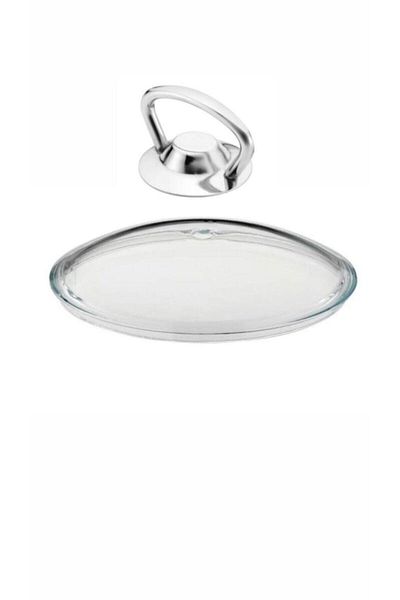 Casa Milano 28 cm Glass Cover & Metal Top