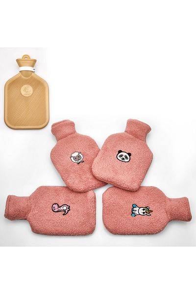 MİMOZA PARK 2.5 Lt Wellsoft Fabric 100% Domestic Water Bag (Pink)
