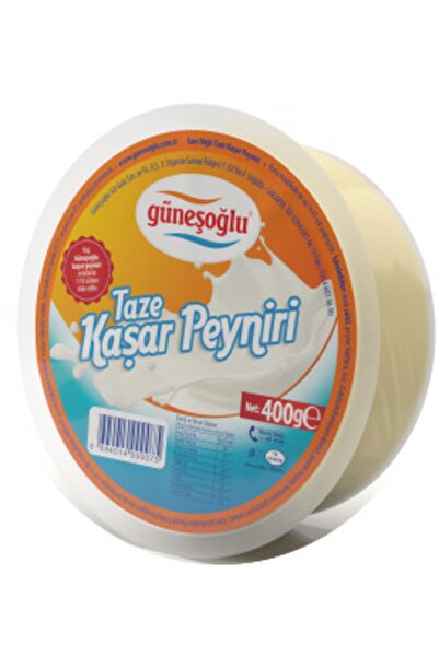 Güneşoğlu Taze Kaşar Peyniri ( 4 X 400 gr ) = 1,6 Kg
