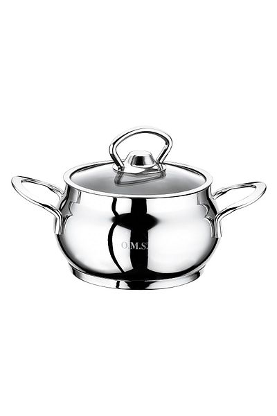 OMS Küre Steel Mini Pot 14x9 Cm 1.40 lt.