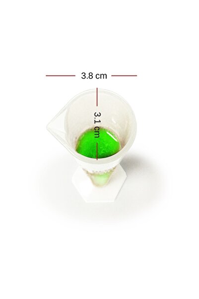 ISOLAB 100ml Plastik Mezür Kabartma Skala