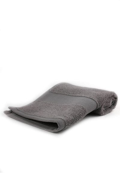 Taka Fabrics Πετσέτα Wave 100% βαμβακερή πετσέτα προσώπου για επισκέπτες Μέγεθος 30x50 cm, γκρι