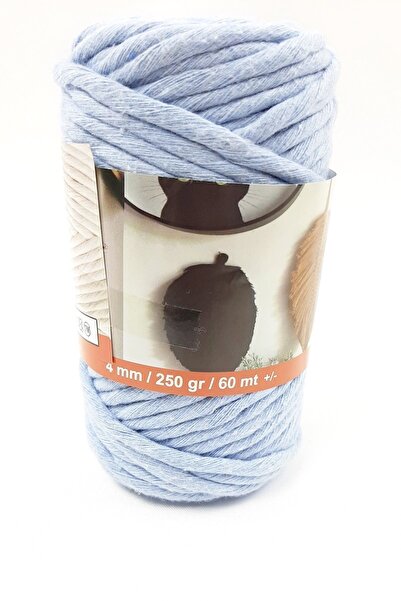 Hobigram Відкрита дитяча синя коса для розчісування – пряжа для в'язання, стильний дизайн, жіночий аксесуар – пряжа для в'язання – пряжа для в'язання